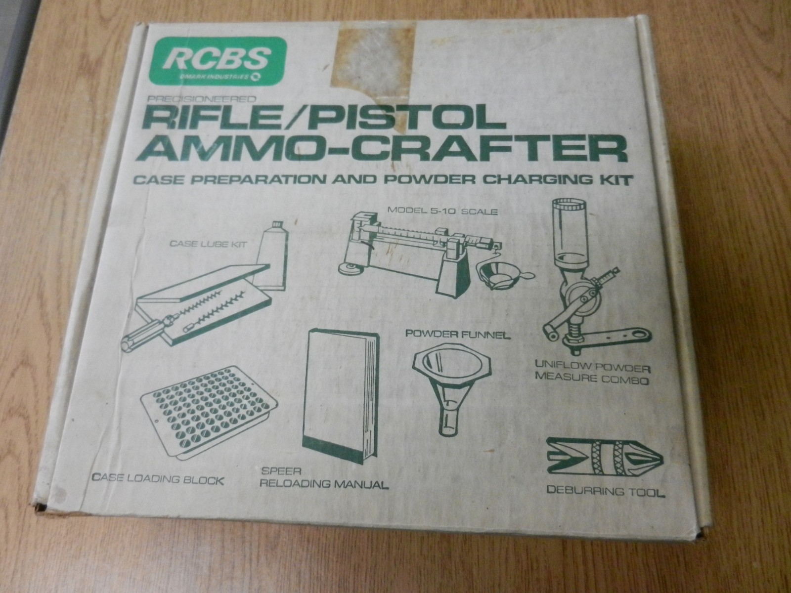 RCBS Rifle/Pistol Ammo-Crafter Kit Uniflow Powder Measure 505 Scale Lube , Tools
