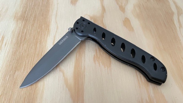 Gerber-PARAFRAM Folding Pocket Knife Linerlock Black (4660323A0)-Great Condition