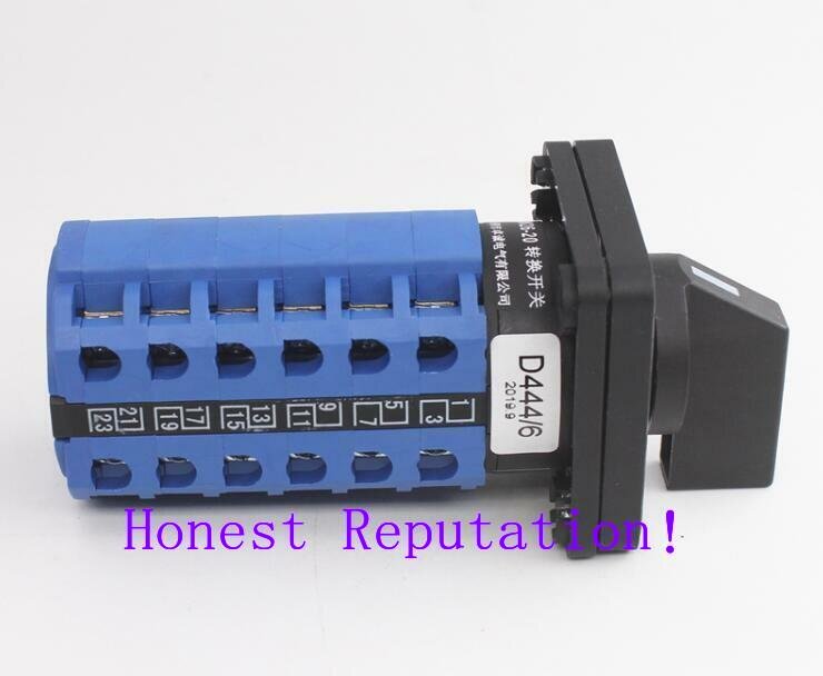 BRIDGEPORT MILLING MACHINE LW26-20 FORWARD/REVERSE SPEED SIX SECTION SWITCH D444