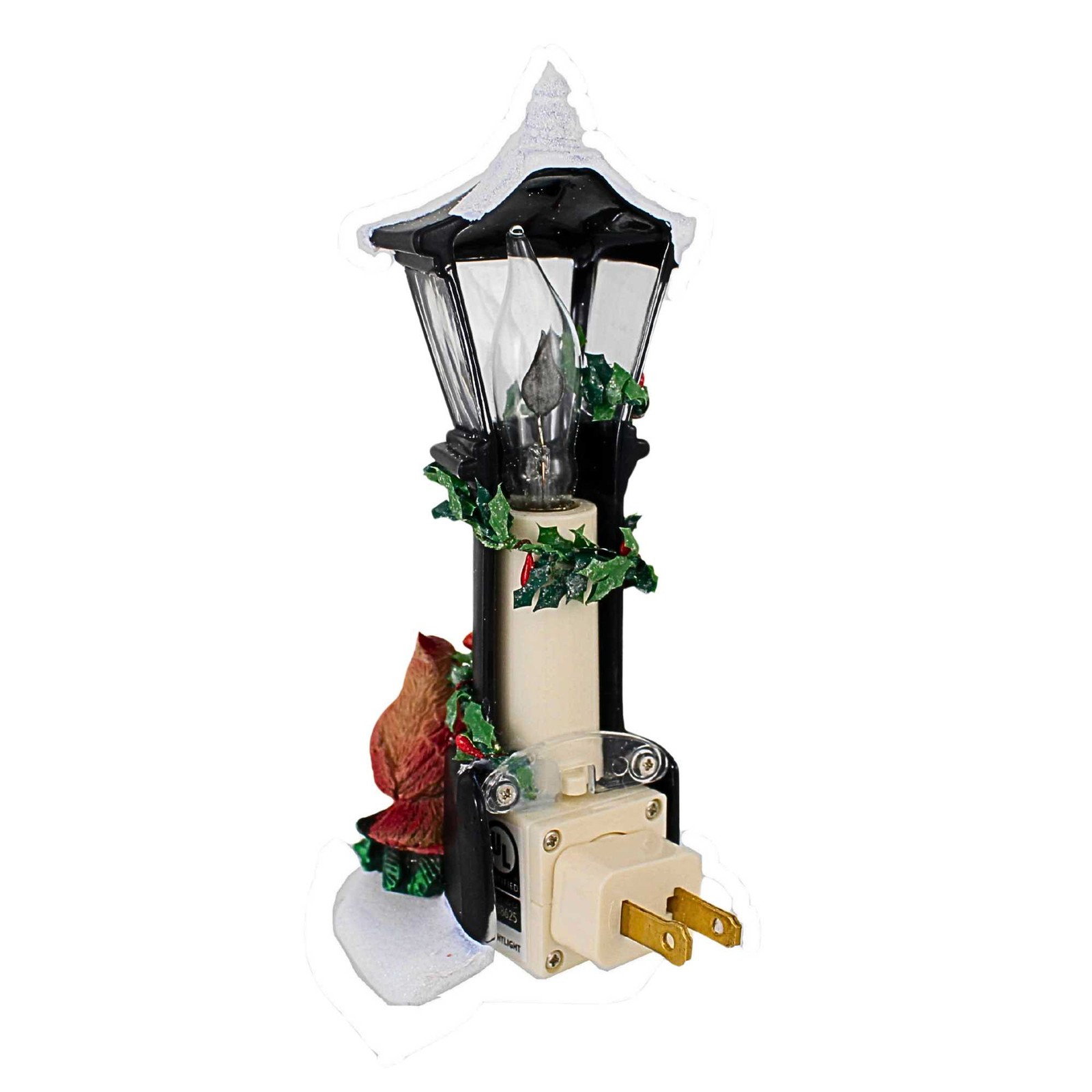 Roman Cardinal Lamppost Swivel Plug Nightlight