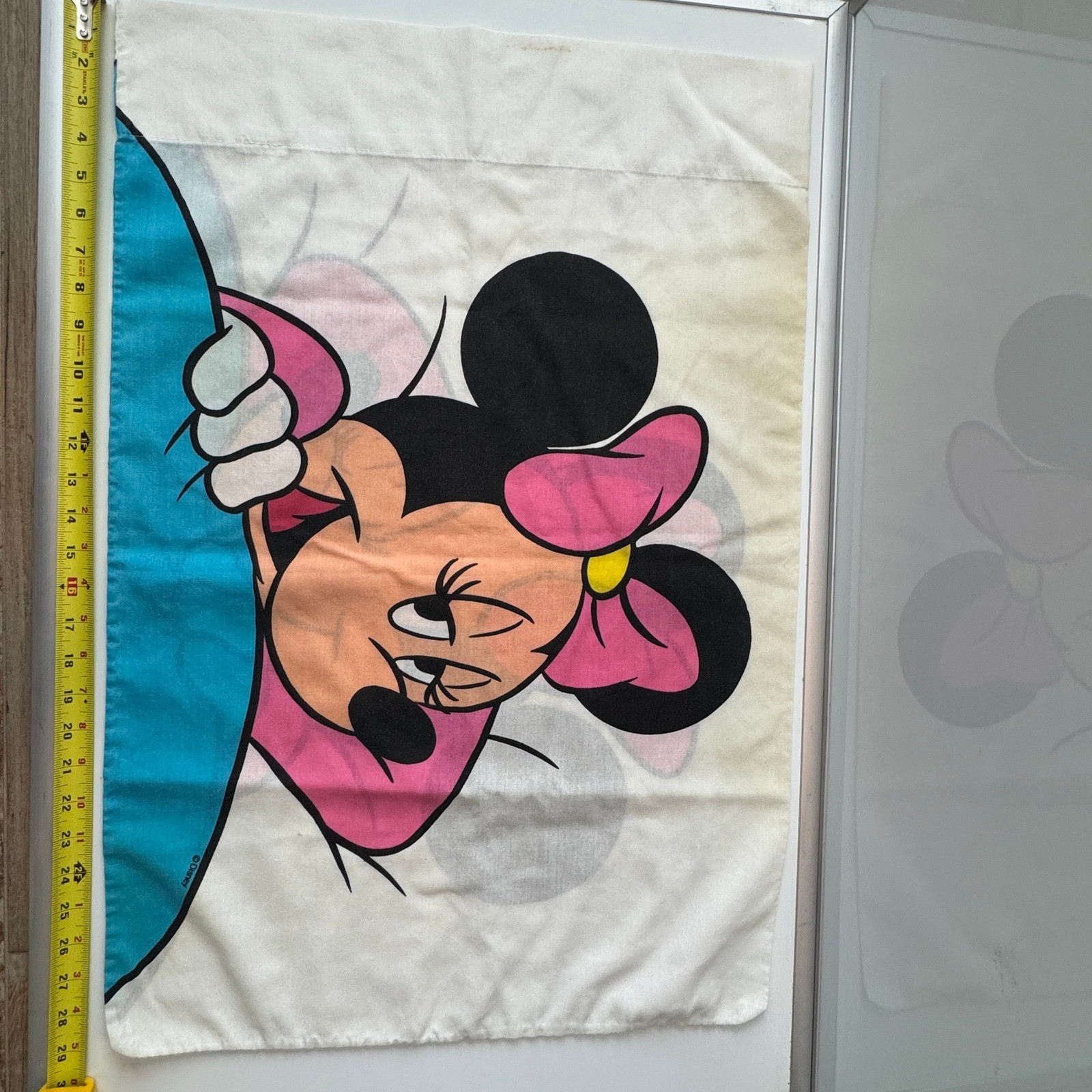 Vintage Disney Minnie Mouse Pillowcase Cartoon Character Pillow Case Single