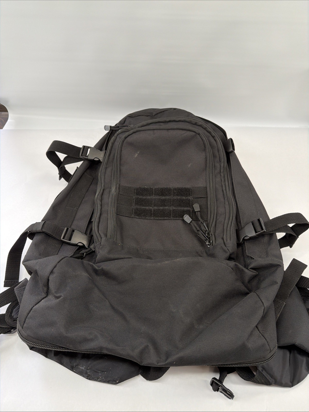 Code Alpha Large Military Backpack Tactical Field Gear Black  Expandable Bugout