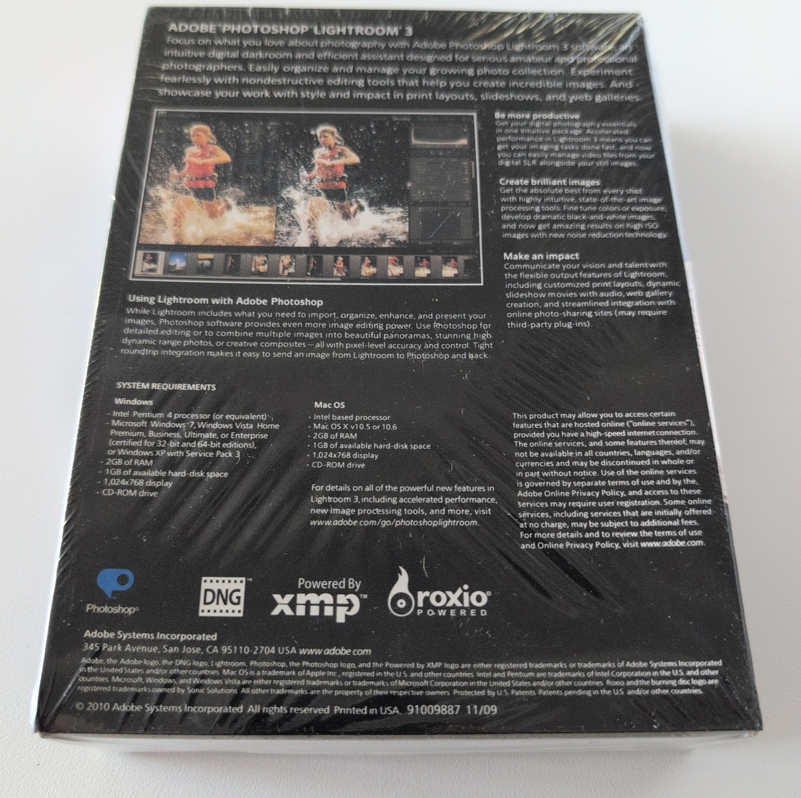 NEW Adobe Photoshop Lightroom 3 Full Retail Version WIN/MAC - Sealed
