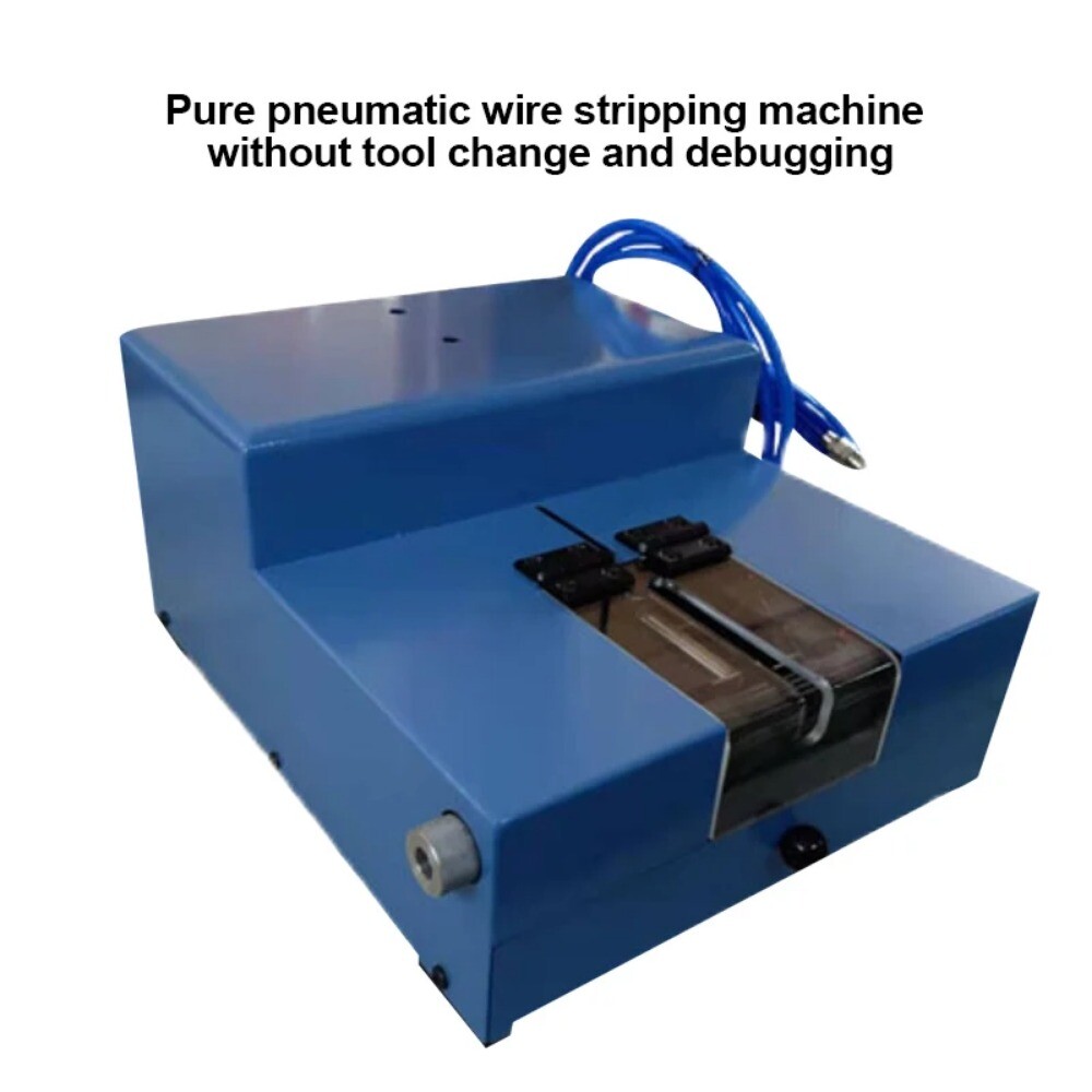 Square Pure Pneumatic Stripping Machine, Stripping Length 2-50mm Multi-core