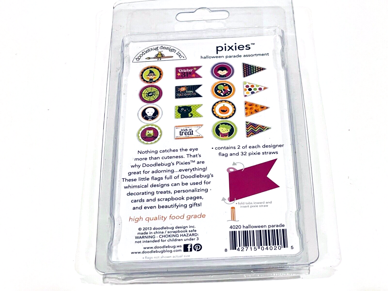 DOODLEBUG DESIGN PIXIES HALLOWEEN PARADE 32 PIXIES
