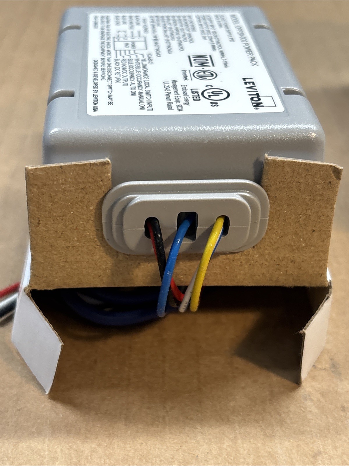 New Leviton OPP20-OD2 Occupancy Sensor Power Pack, Super Duty, Auto On