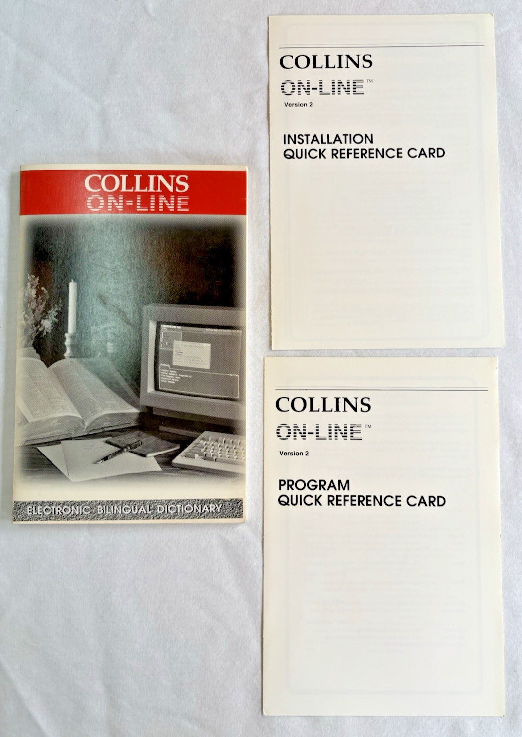 COLLINS ON-LINE VER. 2 ELECTRONIC BILINQUAL DICTIONARY USER'S MANUAL & MORE