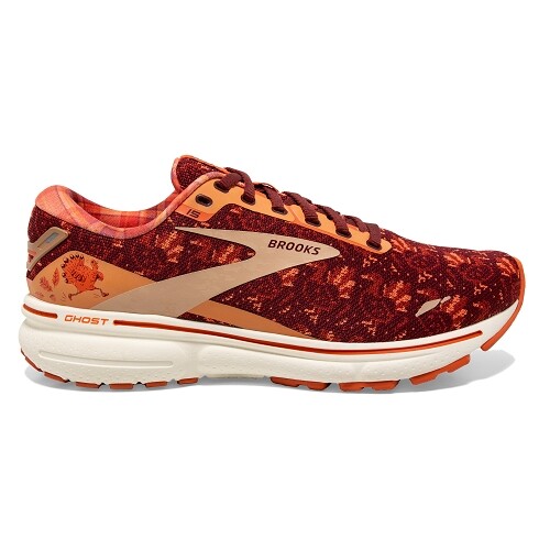 Brooks GHOST 15 Trot Happy Thanksgiving Turkey Women Running Shoes 1203801B257