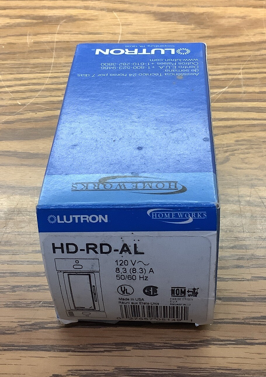 NOB Lutron Homeworks HD-RD-AL Accessory Dimmer