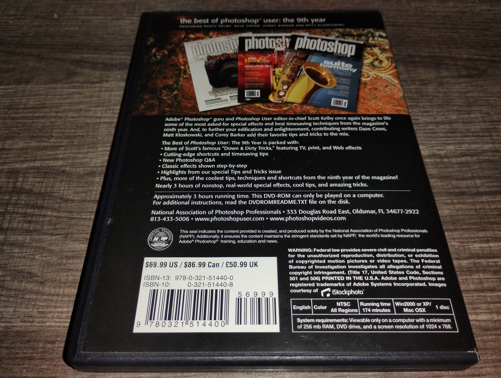 The Best of Photoshop User: The 9th Year DVD-ROM 2007 for Windows 2000/XP NAPP