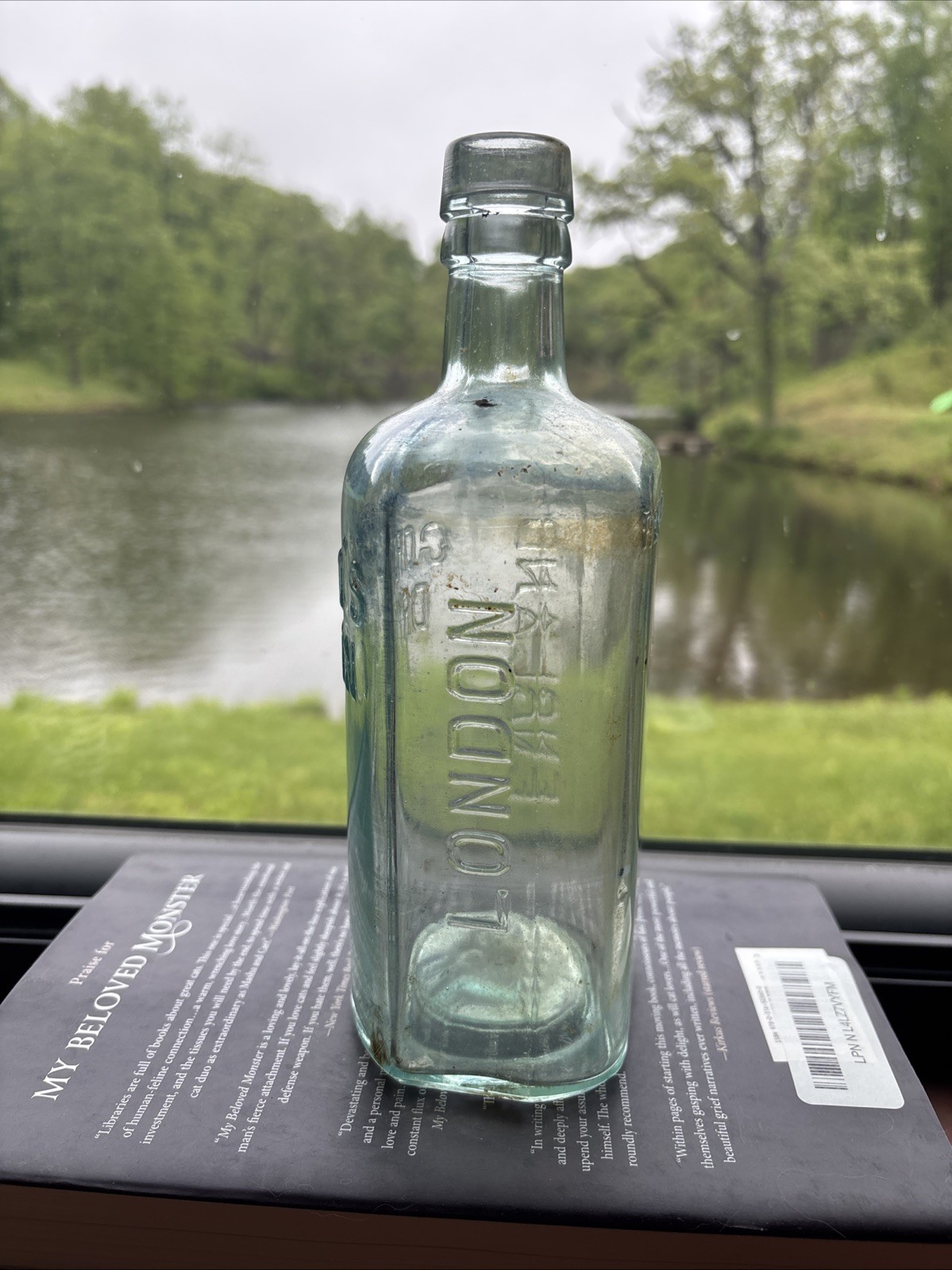 Gordon’s Dry Gin Embossed Bottle; London England