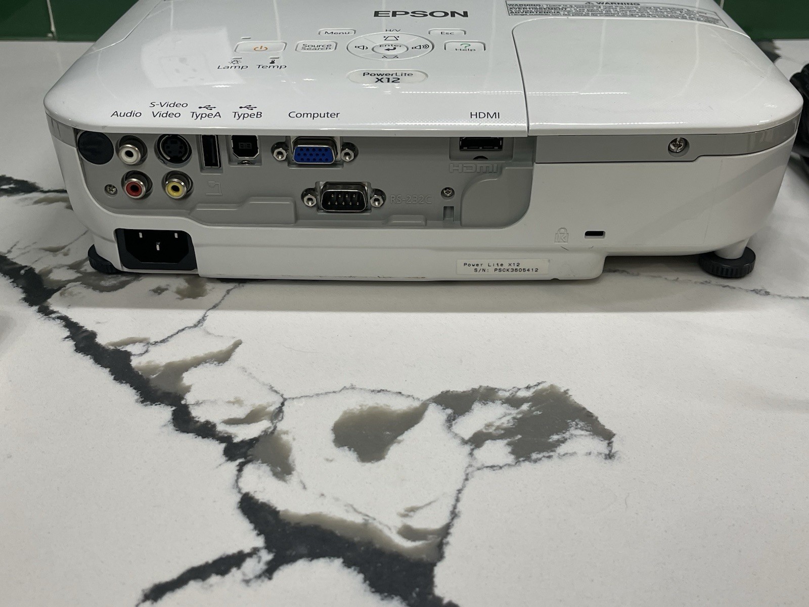 EPSON H429A POWERLITE 3LCD PROJECTOR White