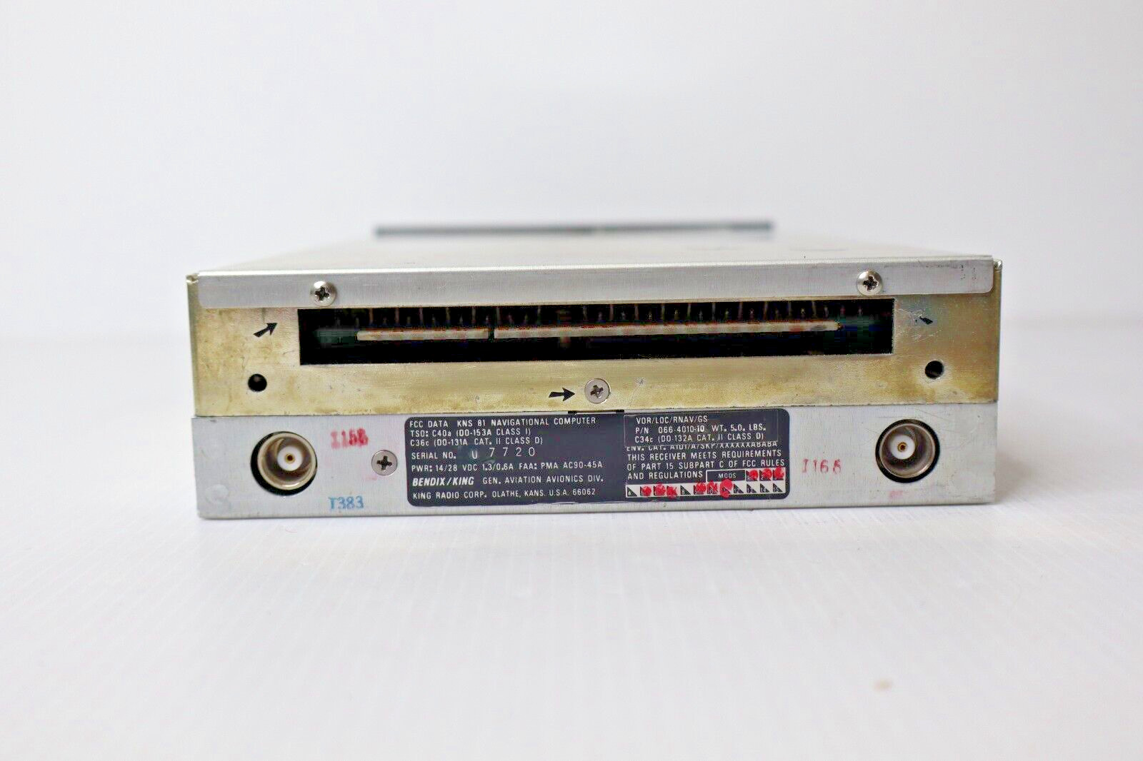 Bendix King KNS 81 Navigation Nav Computer 065-4010-10 with FAA 8130-3 Form
