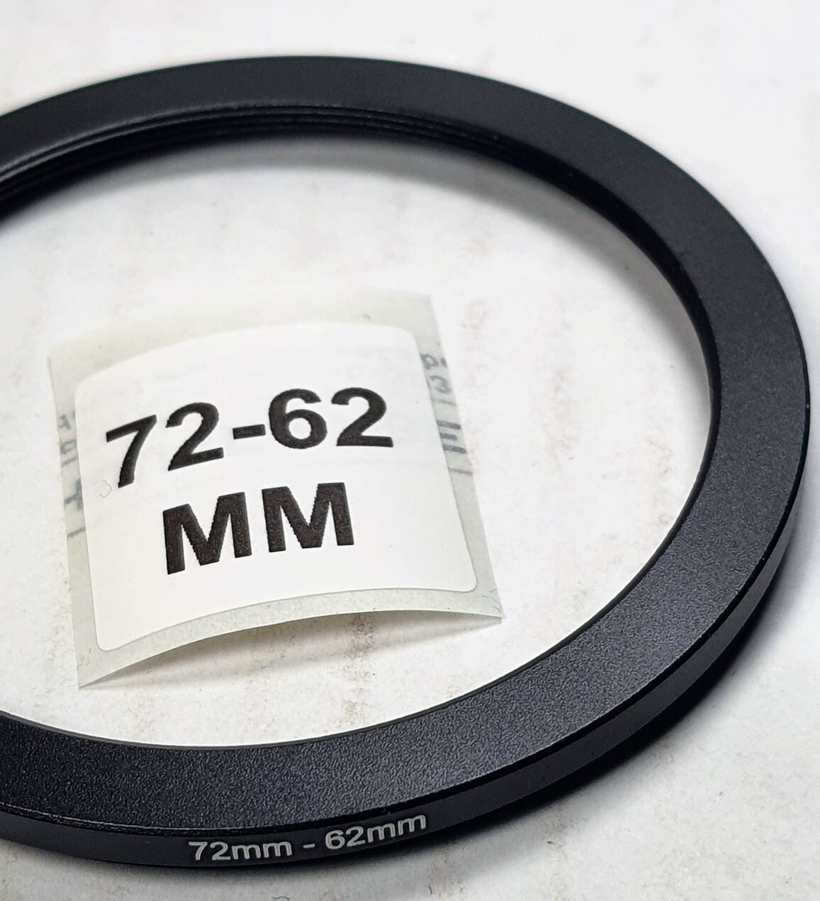 72-62mm Step-Down Lens Filter Converter Adapter Ring 72mm-62mm Metal E72 to E62
