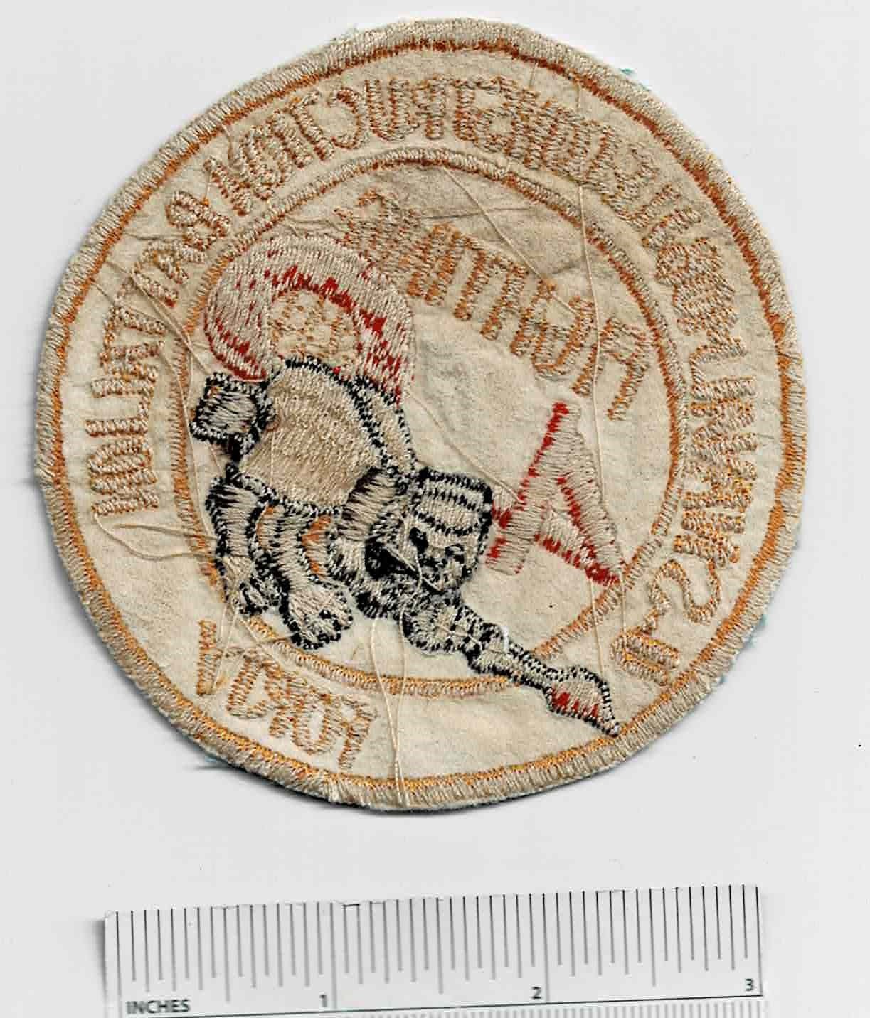 Vietnam War SEABEES Batt 40 US Navy Mobile Construction Battalion USN Patch CBs
