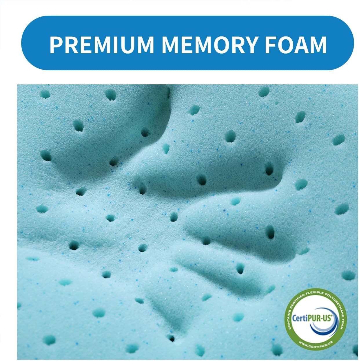 Adjustable Memory Foam Pillow's One Layer - 1 Height 1.2'' Insert