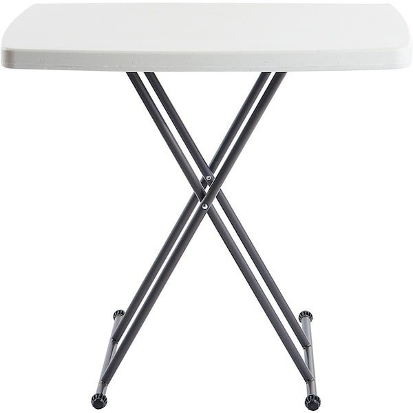 Iceberg 65490 Indestructable Classic Personal Folding Table, Platinum Granite