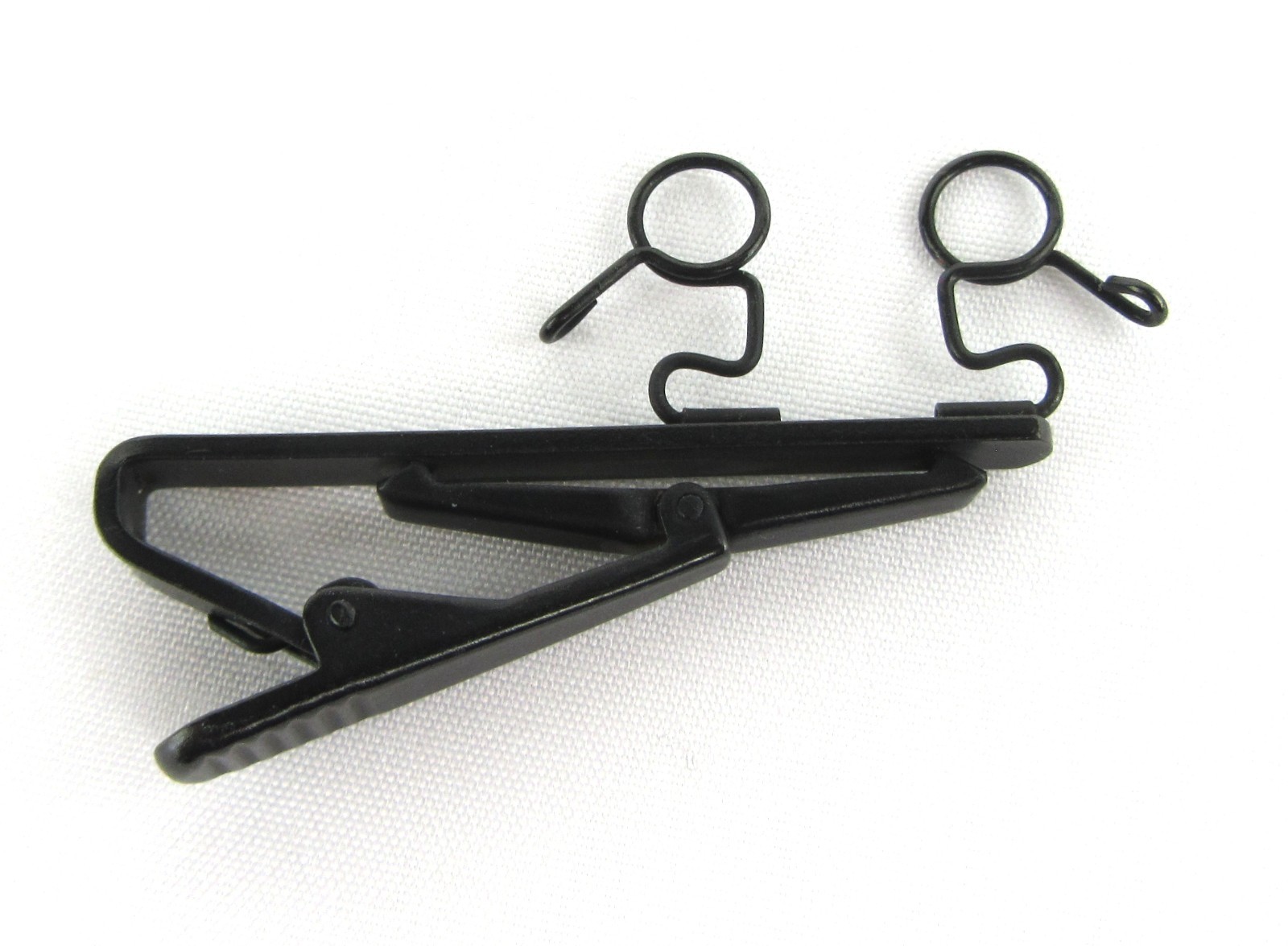 Sony SAD-W77B Double Black Lavalier Tie Clip - New Old Stock, Free Shipping