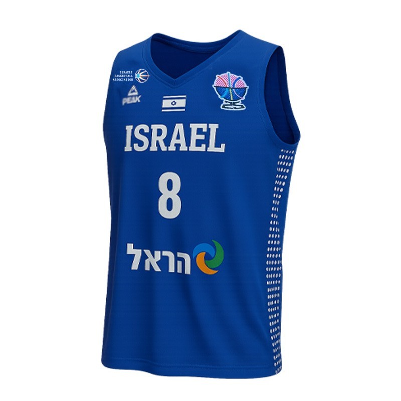 Deni Avdija 8 Team Israel Basketball Jersey Custom Names Youth And Men Size