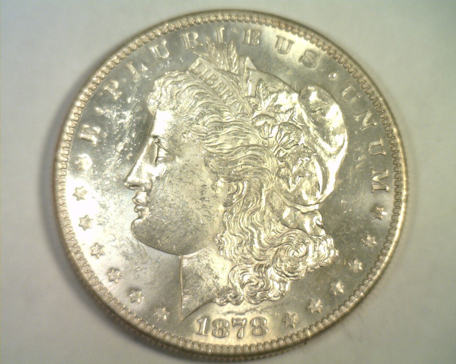 1878-S MORGAN SILVER DOLLAR NICE UNCIRCULATED NICE UNC. ORIGINAL COIN BOBS COINS
