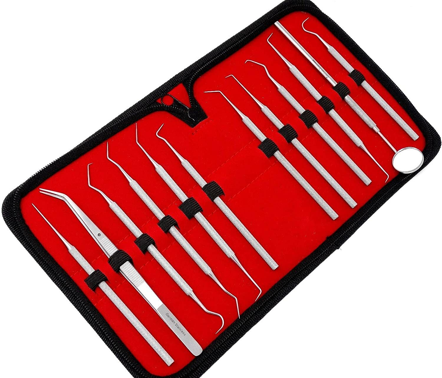 Set of 12 Stainless Steel Single&Double Ended Probe Set Combo, 5.5"- 6" Length