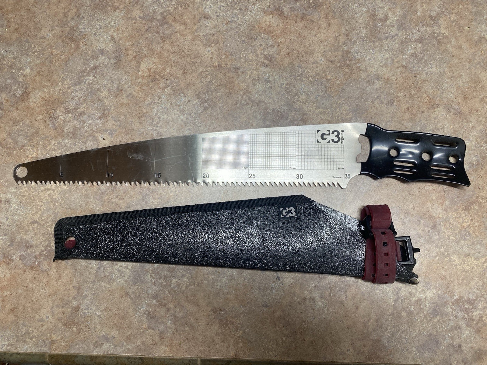 G3 Bonesaw.  Backcountry Snow saw. Avalanche testing.