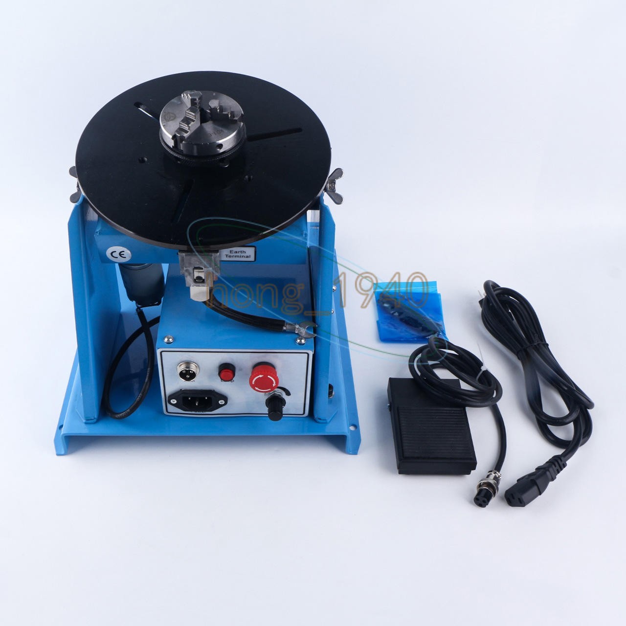1PCS 1-12RPM 10KG Light Duty Welding Turntable Positioner with 65mm Chuck HD-10