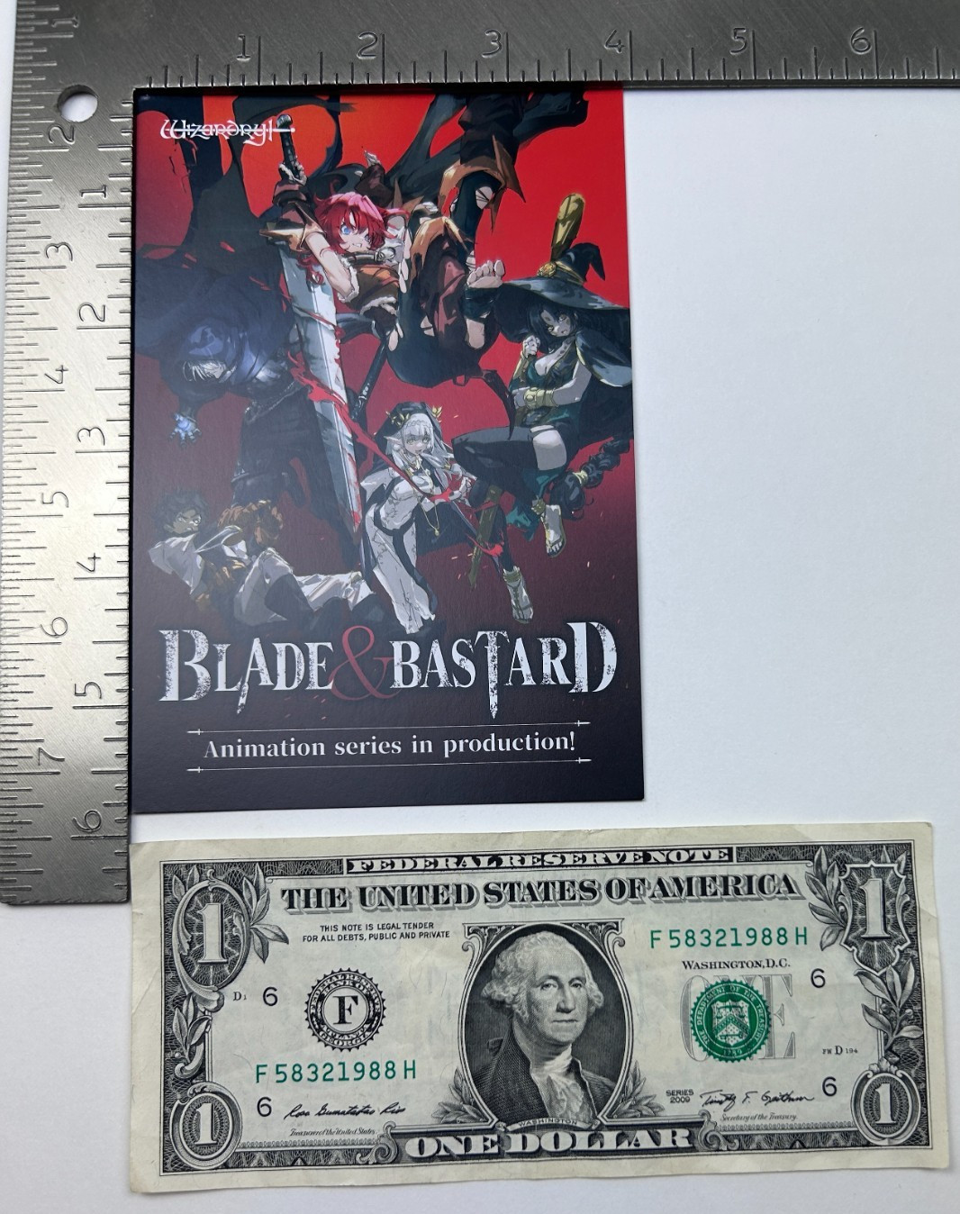 Blade & Bastard Postcard 2025 NYCC Yen Press