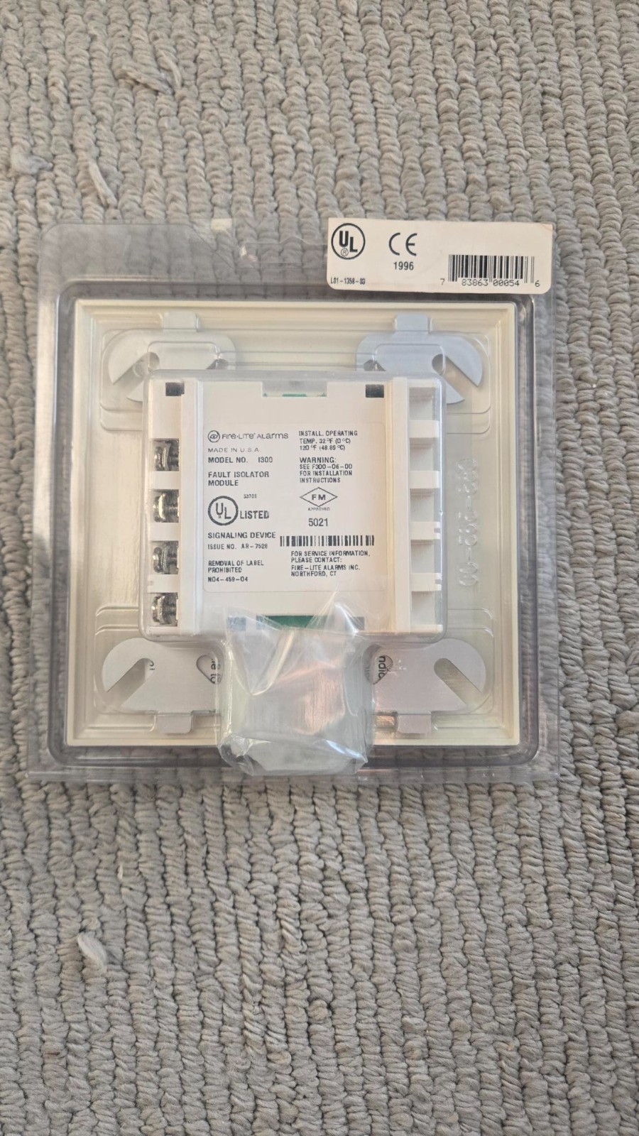 Firelite I300 Fault Isolator Module - New