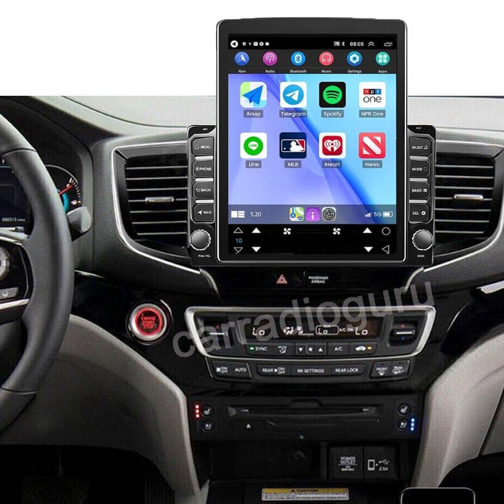 9.7" For Honda pilot 2016-2022 Android 15 Carplay Car Stereo Radio GPS+CAM
