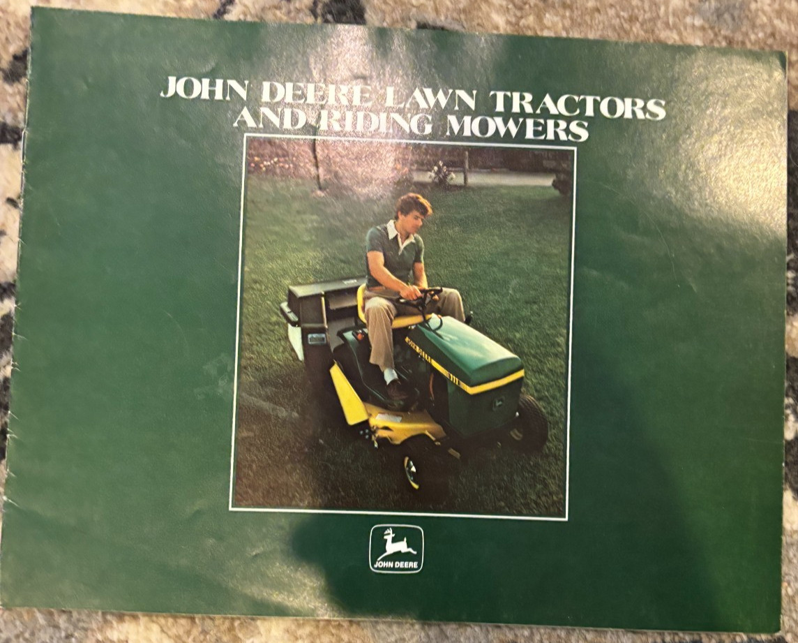 John Deere Lawn Tractors & Riding Mowers For 1979 Brochure AMIL26