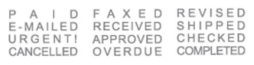 Self-inking Dial-A-Phrase Date Stamp, Red Ink, 12 Changeable Messages (SD312R)