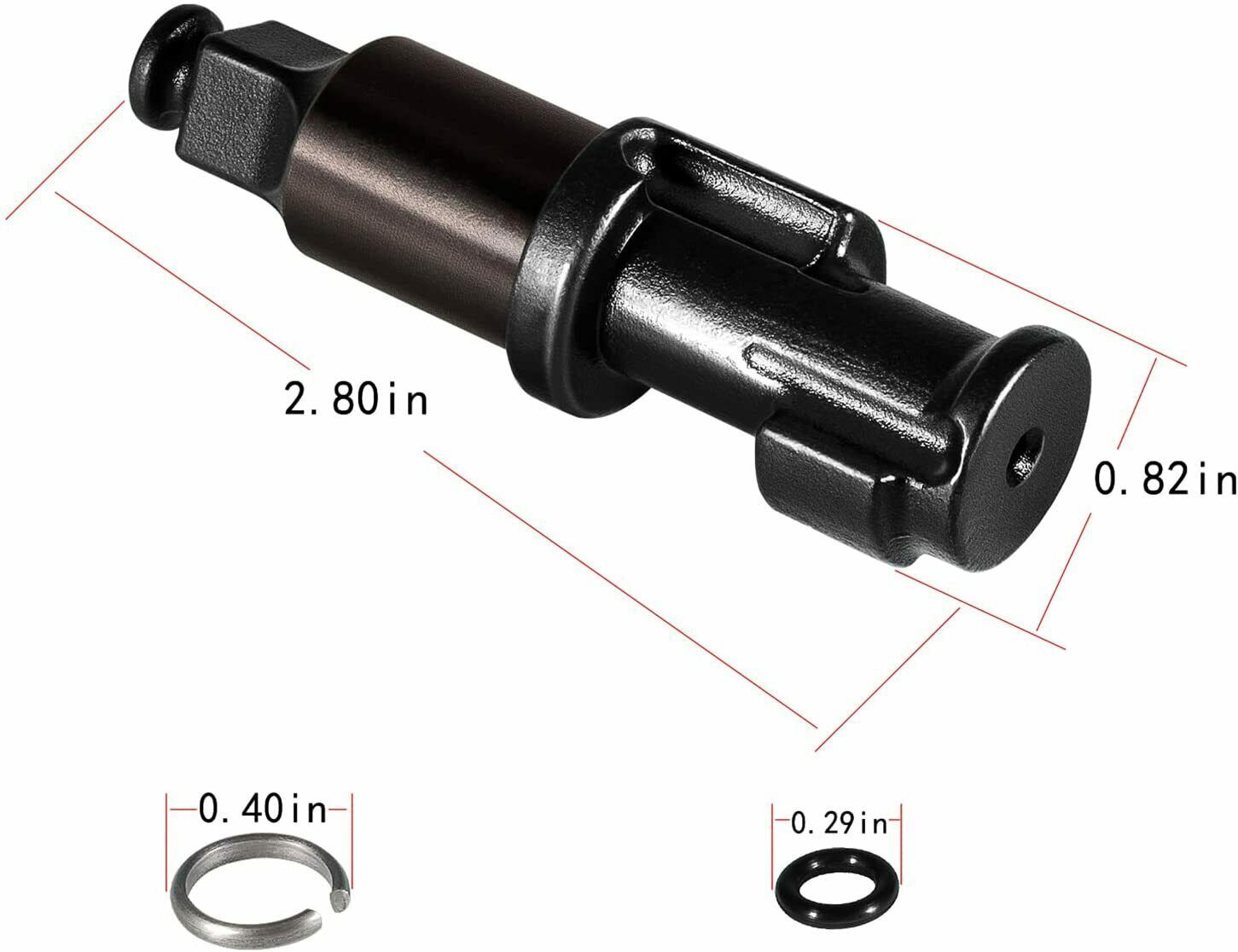 3/8" Impact Wrench Replacement Anvil IR2112 & IR2115 with O Ring and Retainer