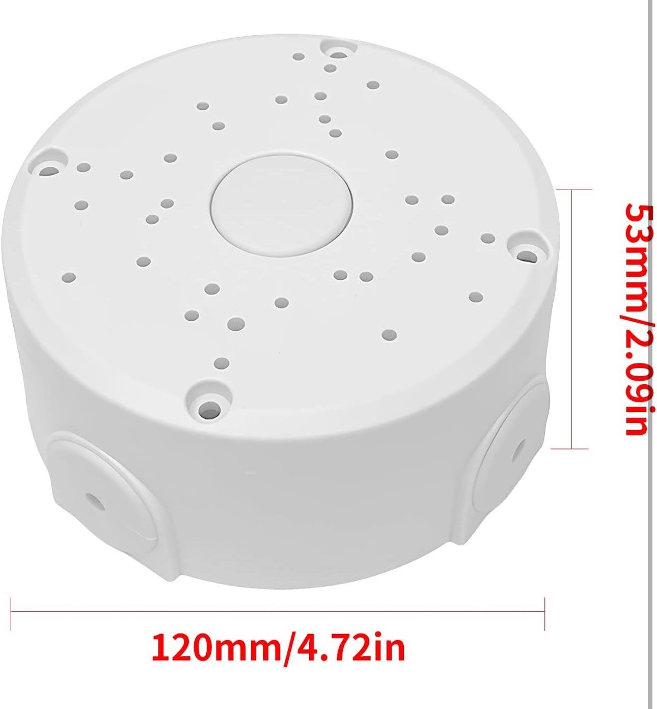 4 Pack Universal CCTV Junction Box Waterproof ABS for Dome Bullet Camera