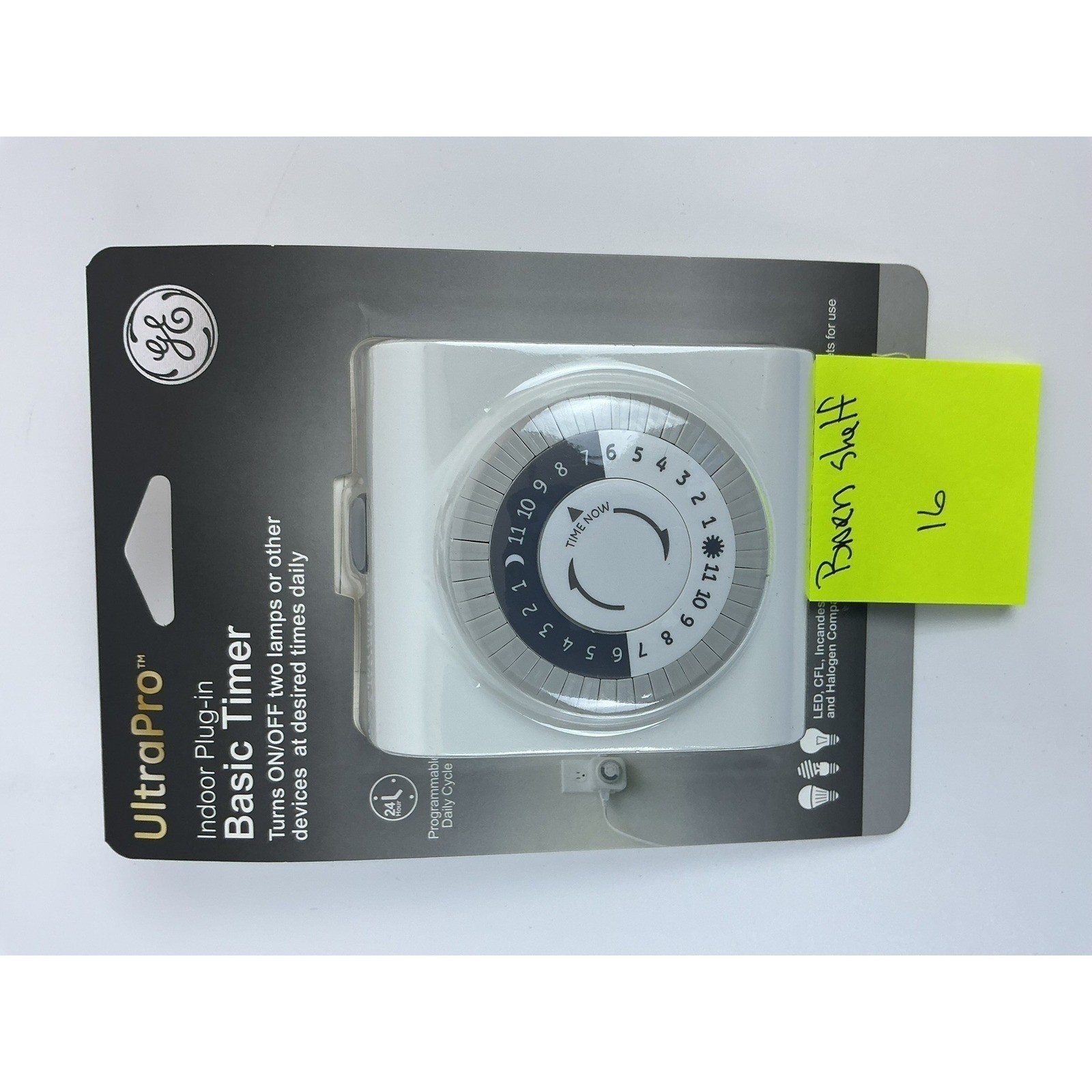 GE UltraPro Indoor Plug-In Basic Timer 2-Pack 2-Outlet 24-Hour Programmable