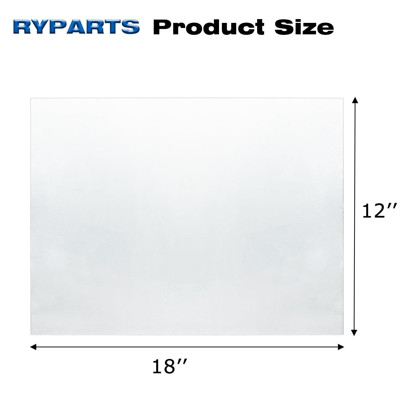 12x18 Inch Quilting Template Plastic Sheets Translucent, 8 Pack | Sewing Temp...