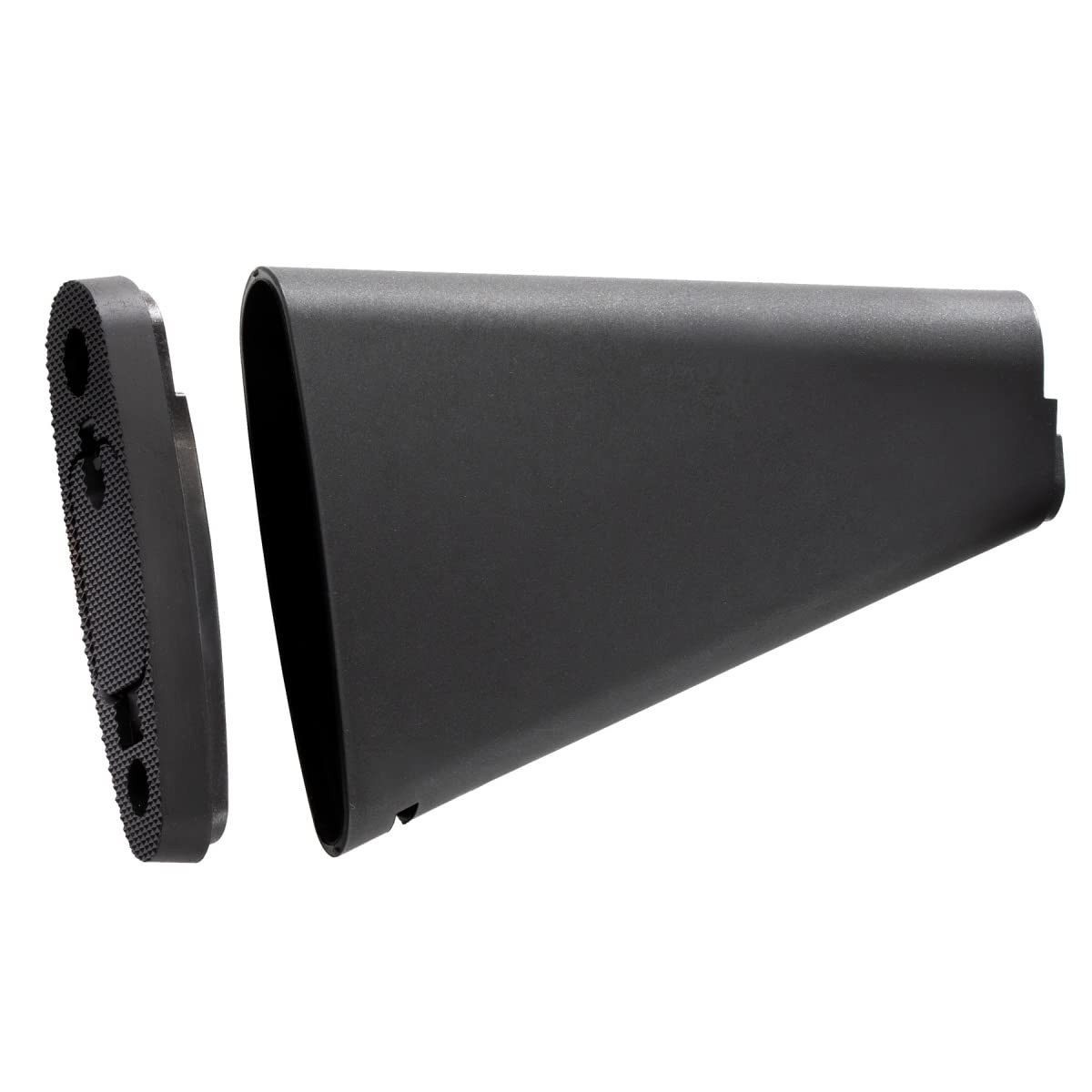 Stubby Fixed Stock for Airsoft AEG - Adjustable, Lightweight, Tactical Black Upg