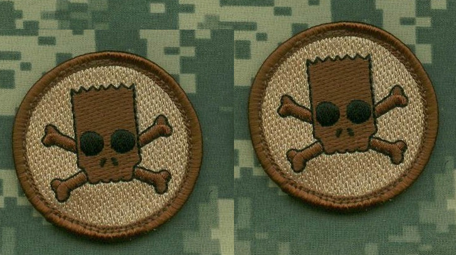 KANDAHAR WHACKER© NATO ISAF SEAL SAS JTF2 KSK ODA SSI: BART SIMPSON SKULL (DCU)