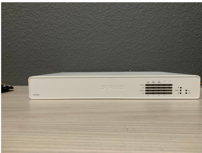 Sophos XGS 126w Firewall Security Appliance Network Gateway No Power Adapter