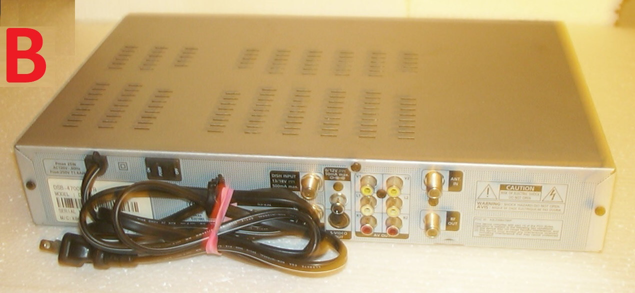 Satellite TV Recever:Pansat 3000AQ, Samsung DSB-4700F, DirecTV H21-200, DRD430RG