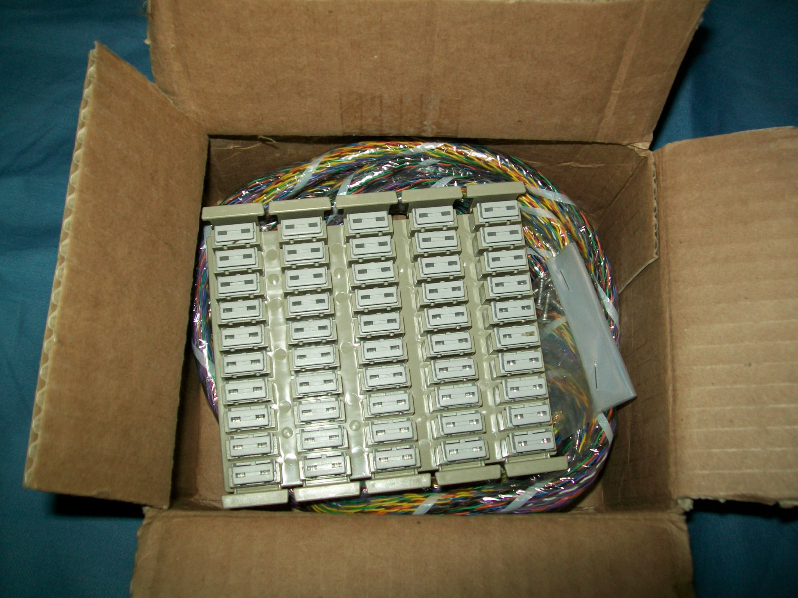 EMERSON F016945 RLS50DPM 50 Pair IDC Terminal Block RLS50 3M4005DPM 6ft Harness