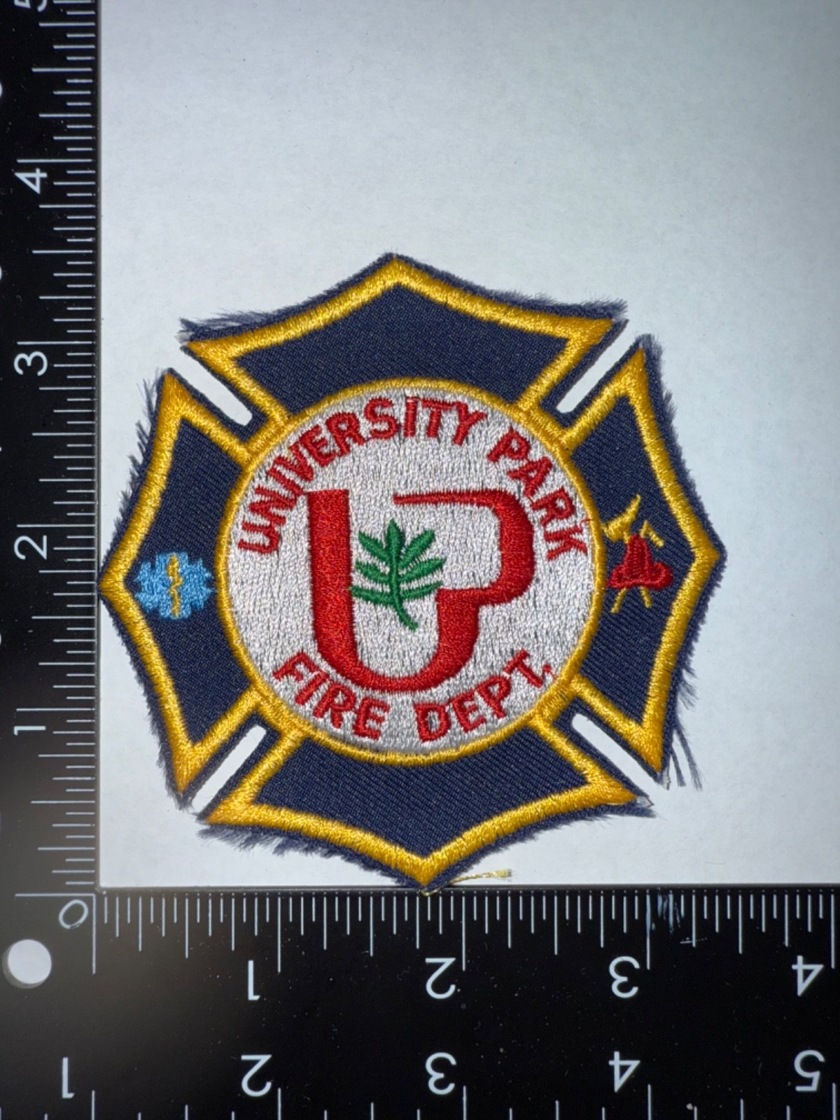 Texas TX University Park UP Fire Department Shoulder Patch Obsolete