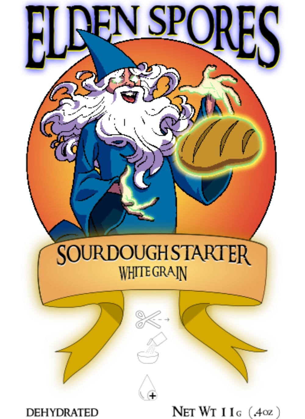 Elden Spores San Diego White Grain Sourdough Starter