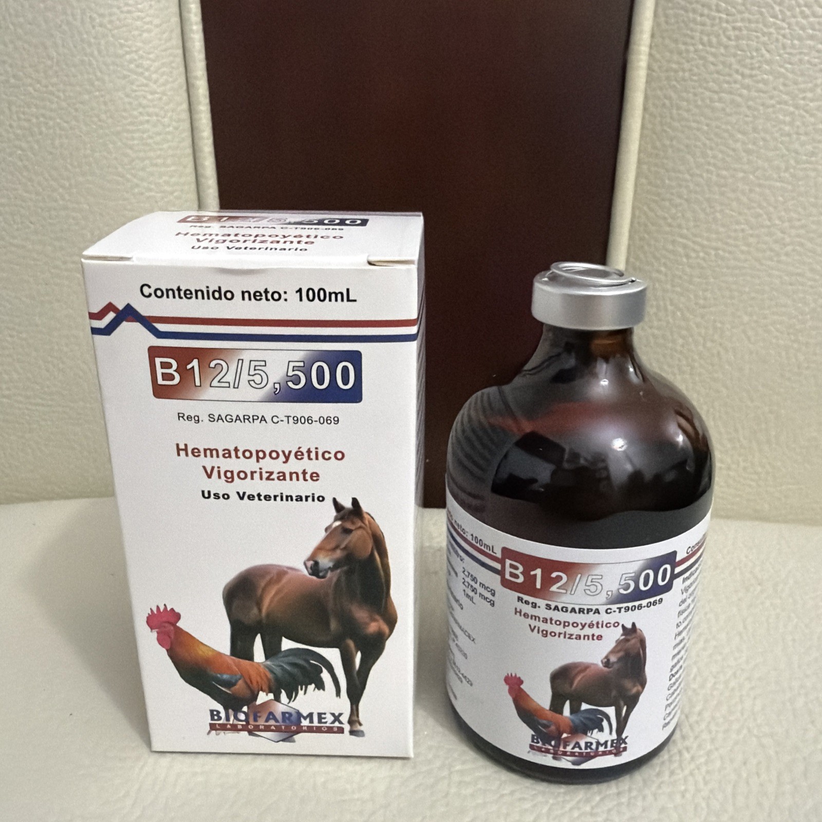 Biofarmex B12/5,500 Hematopoietic Veterinary Supplement 100mL