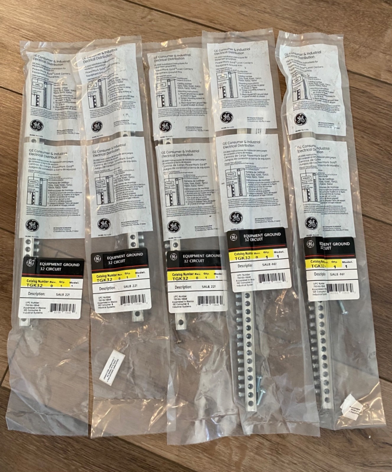 LOT OF 5 - GENERAL ELECTRIC GE TGK32 EQUIPMENT GROUND 32 CIRCUIT NEW