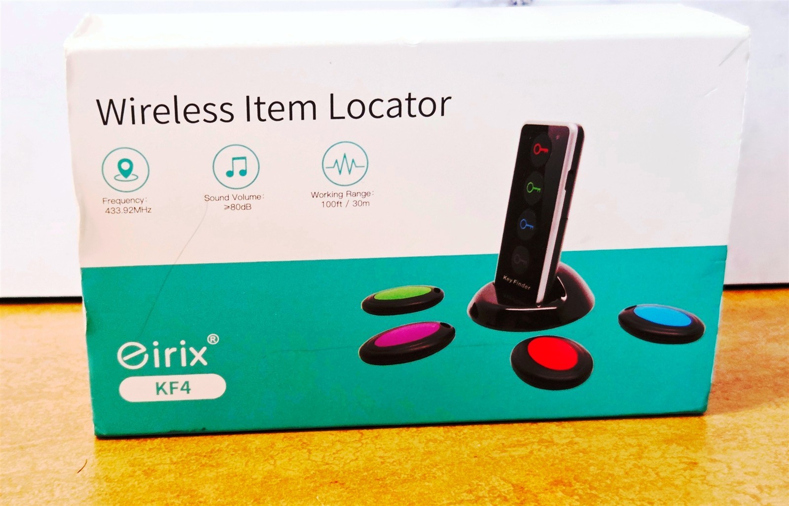 EIRIX Wireless Slim RF Key Wallet Finder Item Locator BRAND NEW