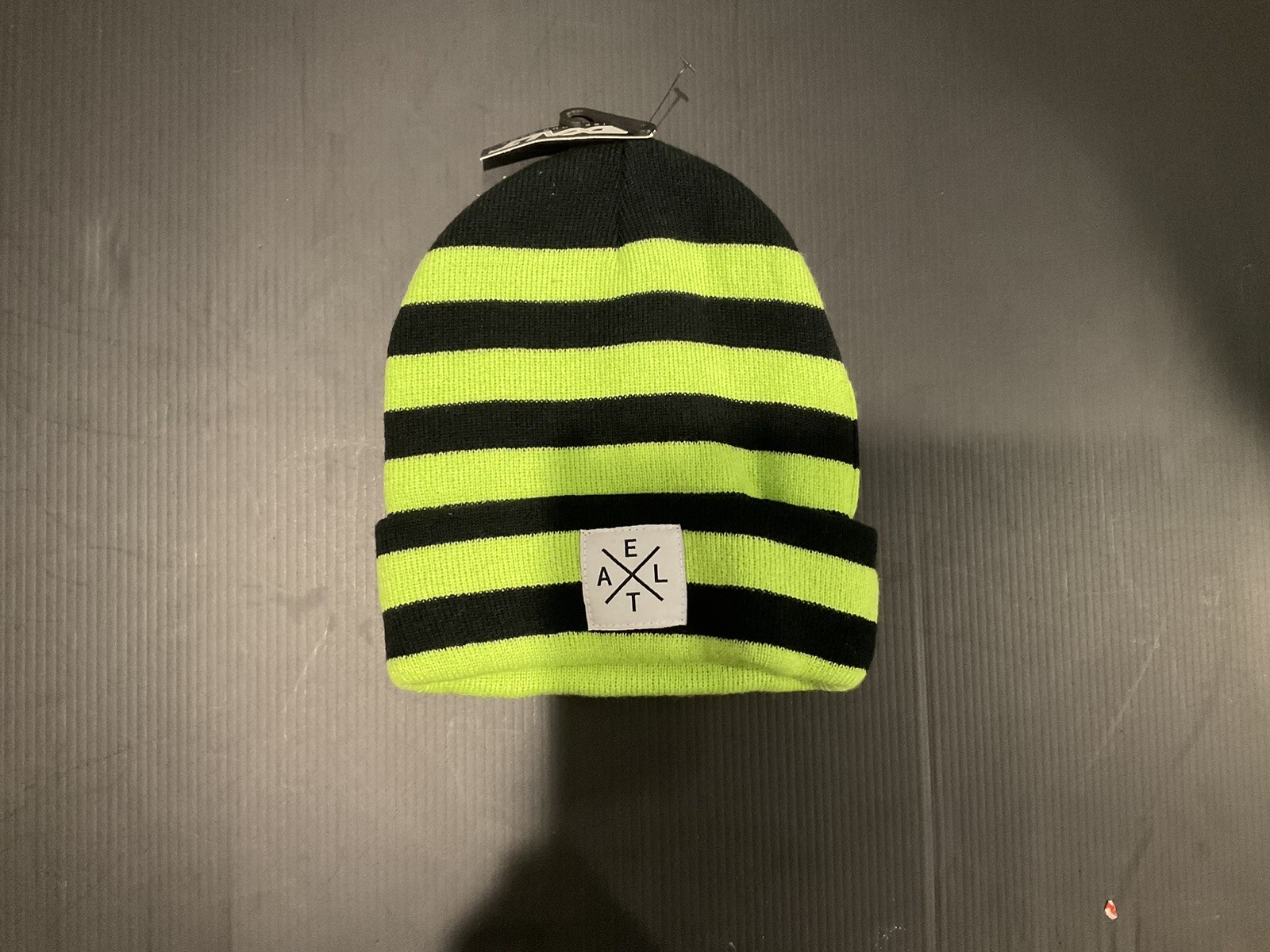 NEW!! Exalt Crossroads Beanie - Black/Lime - Toxic