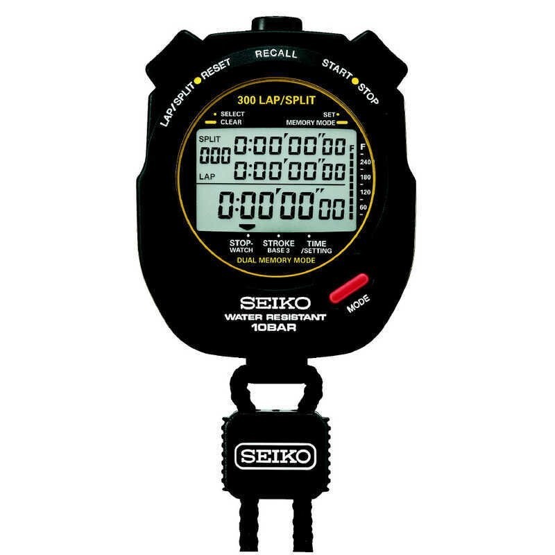 SEIKO Stopwatch SVAS009 Swimming Master Sports 300 Lap Split Memory quartz watch