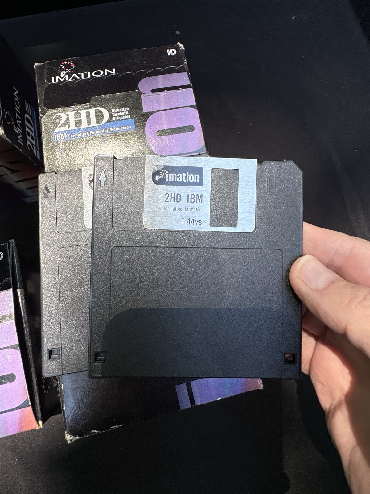 Imation 2HD 3.5" Inch Floppy Diskettes Lot 4 4 Boxes 3 Sealed! Mint Unused