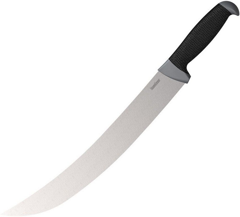 Kershaw Curved Fillet 12inch Fixed Blade Knife Black Rubberized Handle - 1241X
